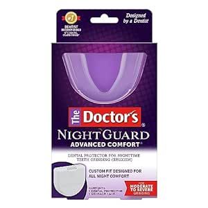 The Doctor's NightGuard, Mouth Guard for Grinding Teeth, Dental Guard for Bruxism, Night Guard for Teeth, 1 Pack