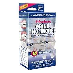 Plackers Grind No More Dental Night Guard for Teeth Grinding, 14 Count