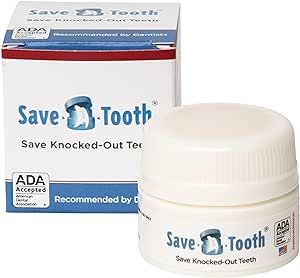 Save-A-Tooth Preservation Kit - Prevent Permanent Tooth Loss, Save Knocked Out Teeth for up to 24 Hours - Tooth Saver Made in the USA by SmartPractice - Keep in your Kit Bag for a Tooth Emergency