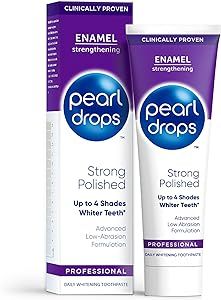 Pearl Drops - Strong Polished White Toothpolish - Enamel Strengthening - with Polishing Agents - 75ml