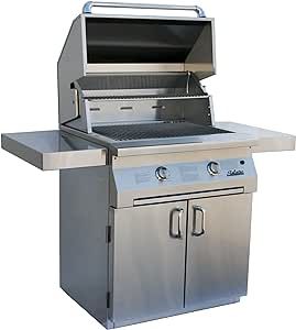 Solaire 30-Inch Infrared Propane Cart Grill, Stainless Steel